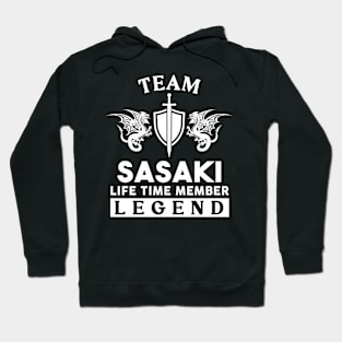 Sasaki Name T Shirt - Sasaki Life Time Member Legend Gift Item Tee Hoodie